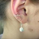 Pair Of Silver Plated Ear ..